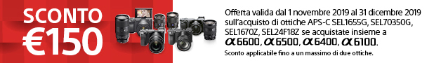 Promo Winter Sony ottica abbinata