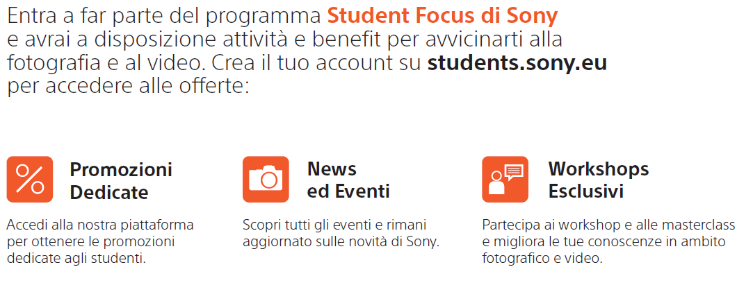 student-focus-sony-cashback-promozione-studenti
