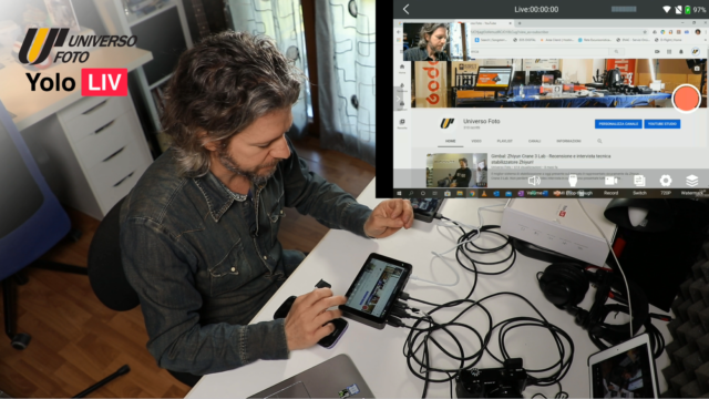 diretta Youtube con Yolobox