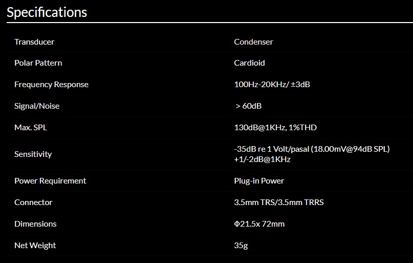 scheda-tecnica-synco-m1s-caratteristiche tecniche