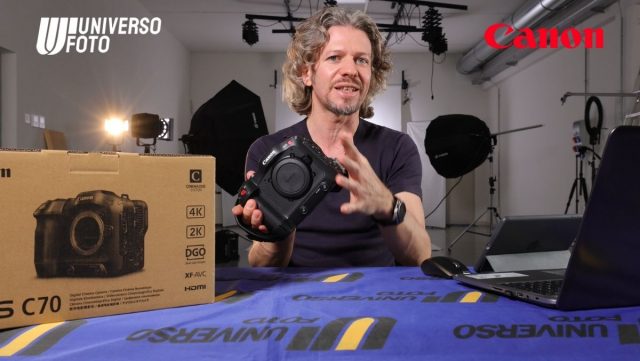 Presentazione cinepresa Canon EOS C 70