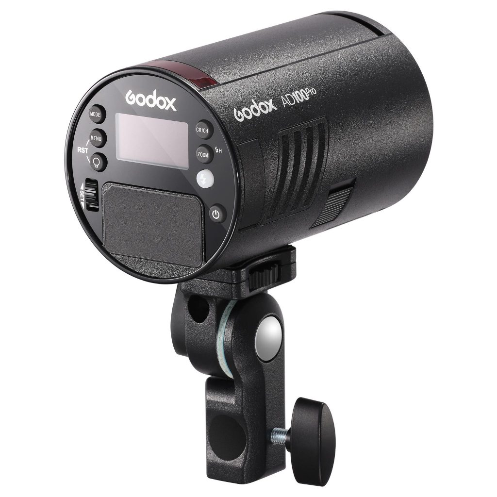 godox ad100pro pocket flash vista posteriore