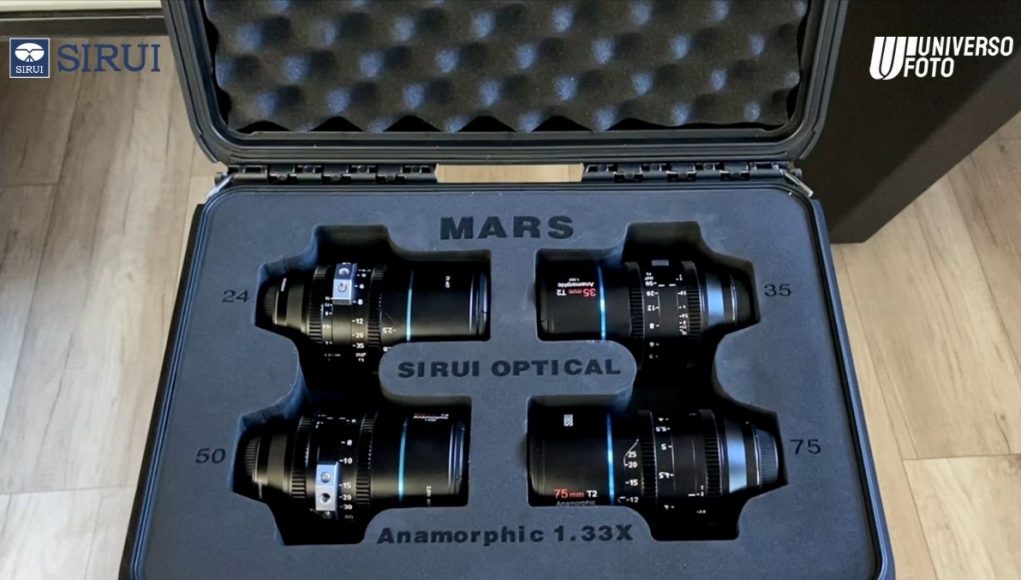 Sirui Mars Kit di quattro ottiche anamorfiche