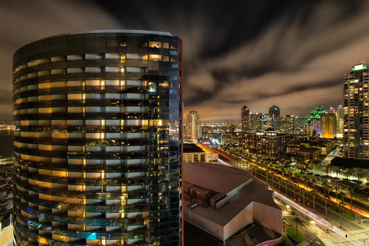 Le luci ed i colori della notte a San Diego