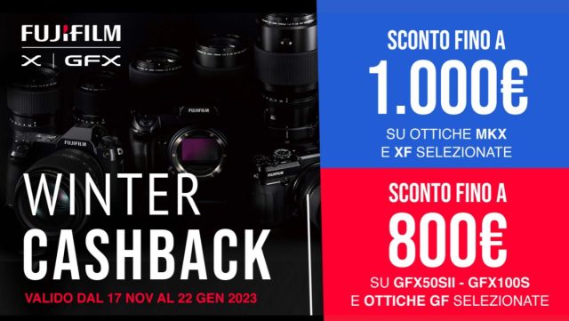 Fujifilm Winter Cashback 2022