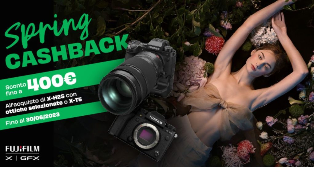 Promo Fujifilm Spring Cashback Aprile 2023