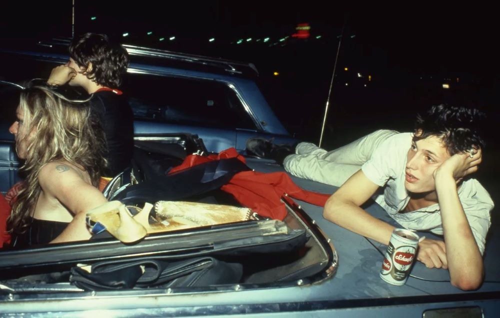 French Chris at the Drive-in, NYC, (1979)