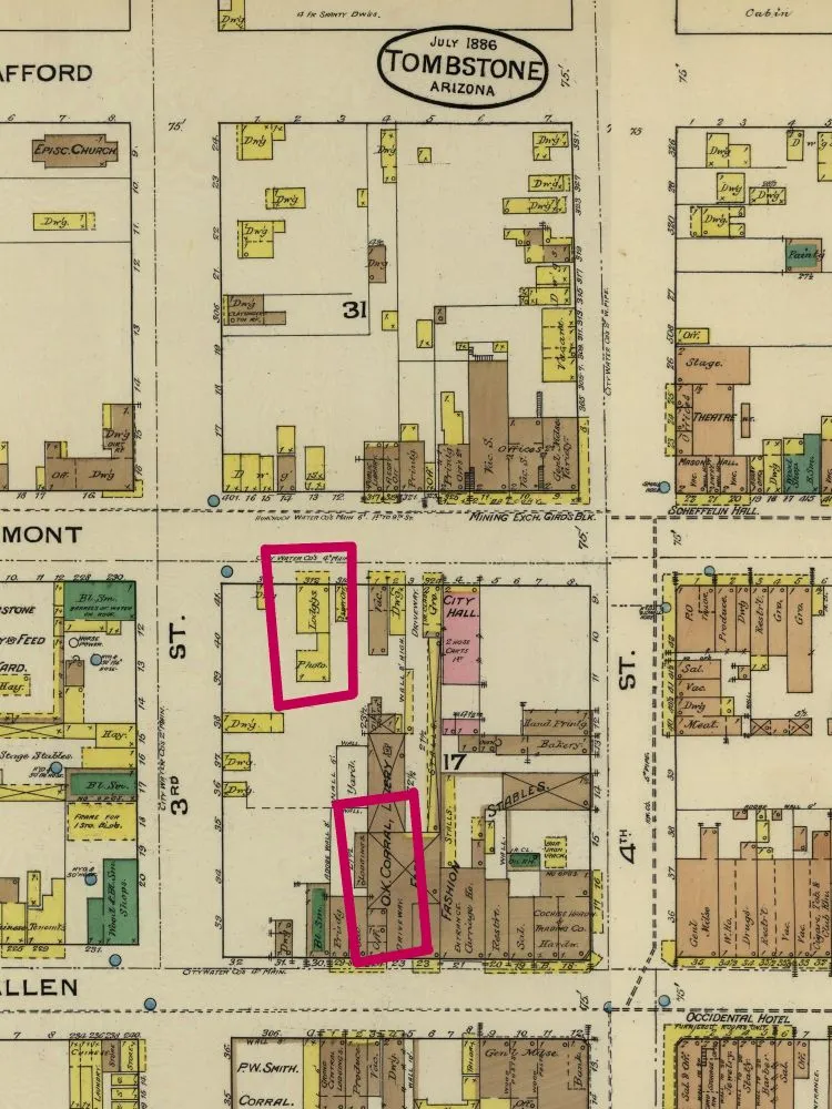 Mappa-di-Tombstone-con-lo-studio-di-Fly-e-l_OK-Corral